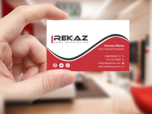 Diseño de Tarjeta de Presentación por Creations Box 2015 para rekaz llc | Diseño: #9581732