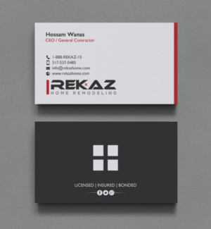 Diseño de Tarjeta de Presentación por chandrayaan.creative para rekaz llc | Diseño: #9559663