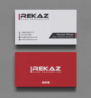 Diseño de Tarjeta de Presentación por chandrayaan.creative para rekaz llc | Diseño: #9559665