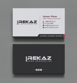 Diseño de Tarjeta de Presentación por chandrayaan.creative para rekaz llc | Diseño: #9559668