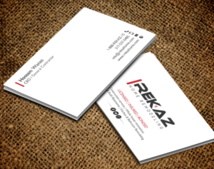 Diseño de Tarjeta de Presentación por chandrayaan.creative para rekaz llc | Diseño: #9559671