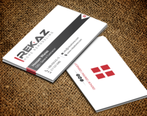 Diseño de Tarjeta de Presentación por chandrayaan.creative para rekaz llc | Diseño: #9559672