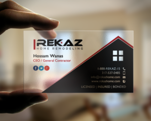 Diseño de Tarjeta de Presentación por chandrayaan.creative para rekaz llc | Diseño: #9559675