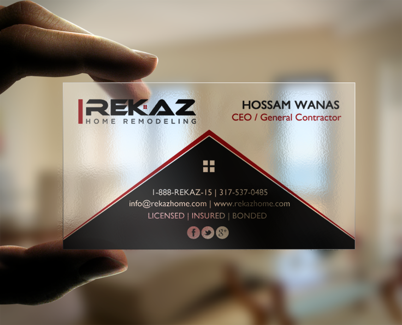 Business Card Design by chandrayaan.creative for rekaz llc | Design #9559676