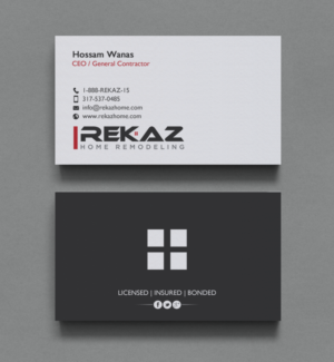 Diseño de Tarjeta de Presentación por chandrayaan.creative para rekaz llc | Diseño: #9572133