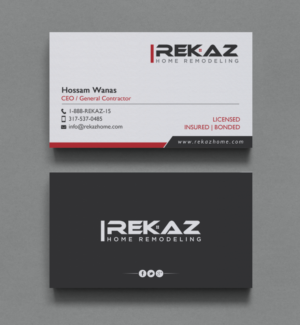Diseño de Tarjeta de Presentación por chandrayaan.creative para rekaz llc | Diseño: #9572136