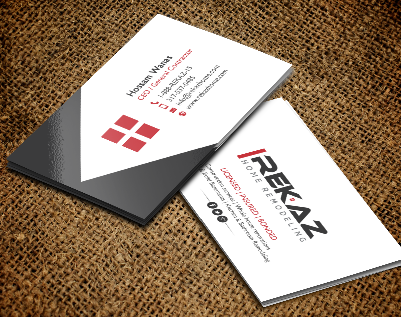 Business Card Design by chandrayaan.creative for rekaz llc | Design #9572142