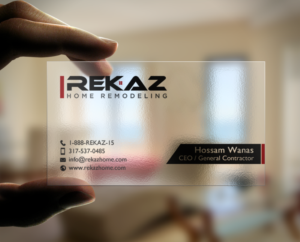 Diseño de Tarjeta de Presentación por chandrayaan.creative para rekaz llc | Diseño: #9572149