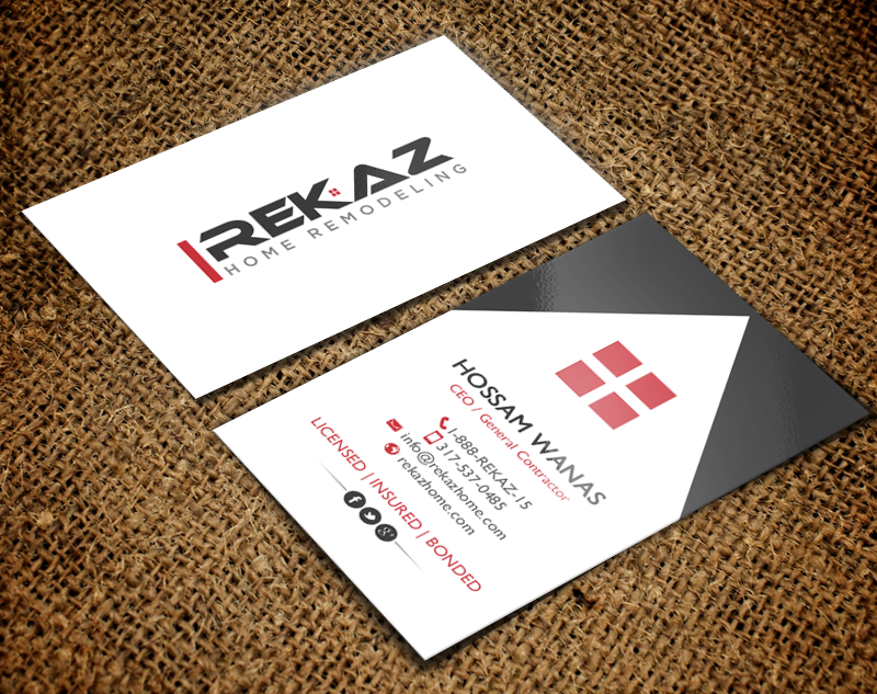 Design de Carte de Visite par chandrayaan.creative pour rekaz llc | Design #9572150