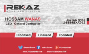 Business Card Design by newkhairulazzam for rekaz llc | Design #9565787