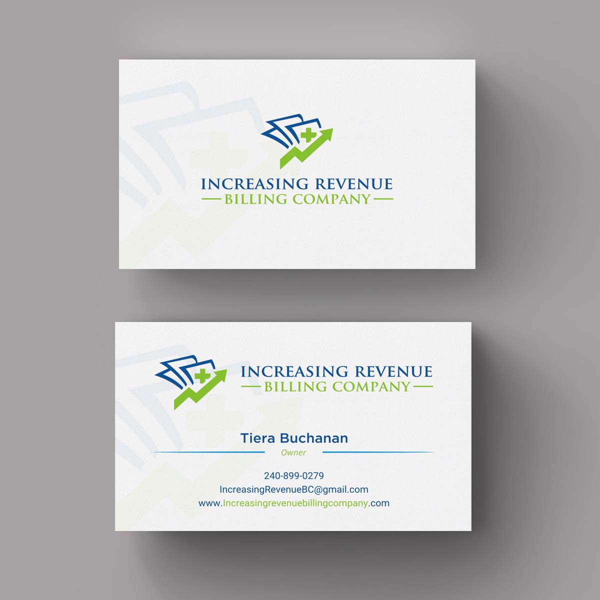 Diseño de Tarjeta de Presentación por INDIAN_Ashok para Increasing Revenue Billing Company  | Diseño #9677058
