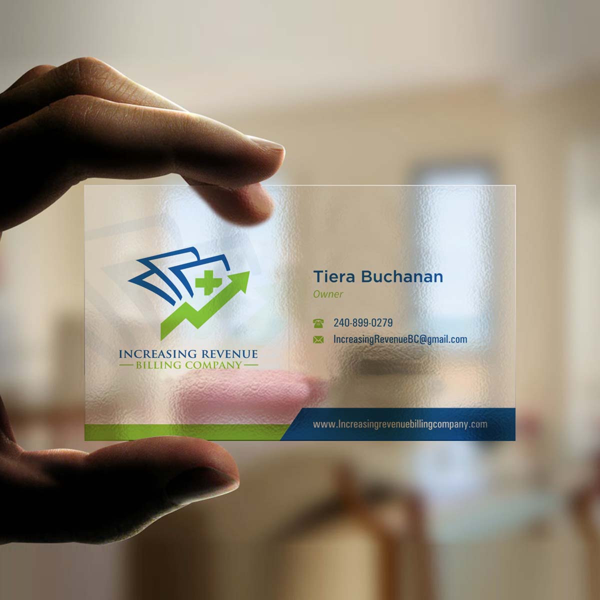 Diseño de Tarjeta de Presentación por INDIAN_Ashok para Increasing Revenue Billing Company  | Diseño #9677060