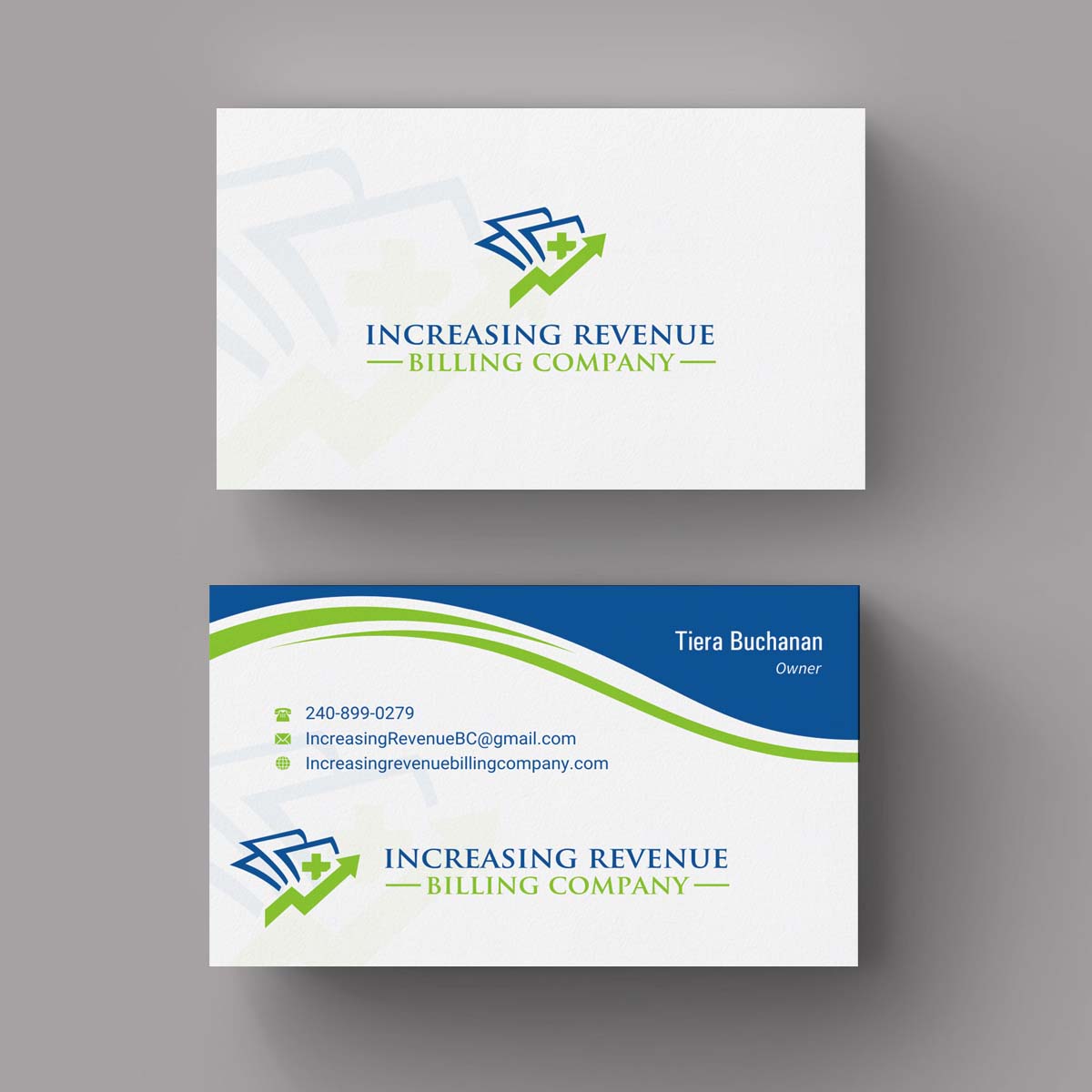 Diseño de Tarjeta de Presentación por INDIAN_Ashok para Increasing Revenue Billing Company  | Diseño #9677061