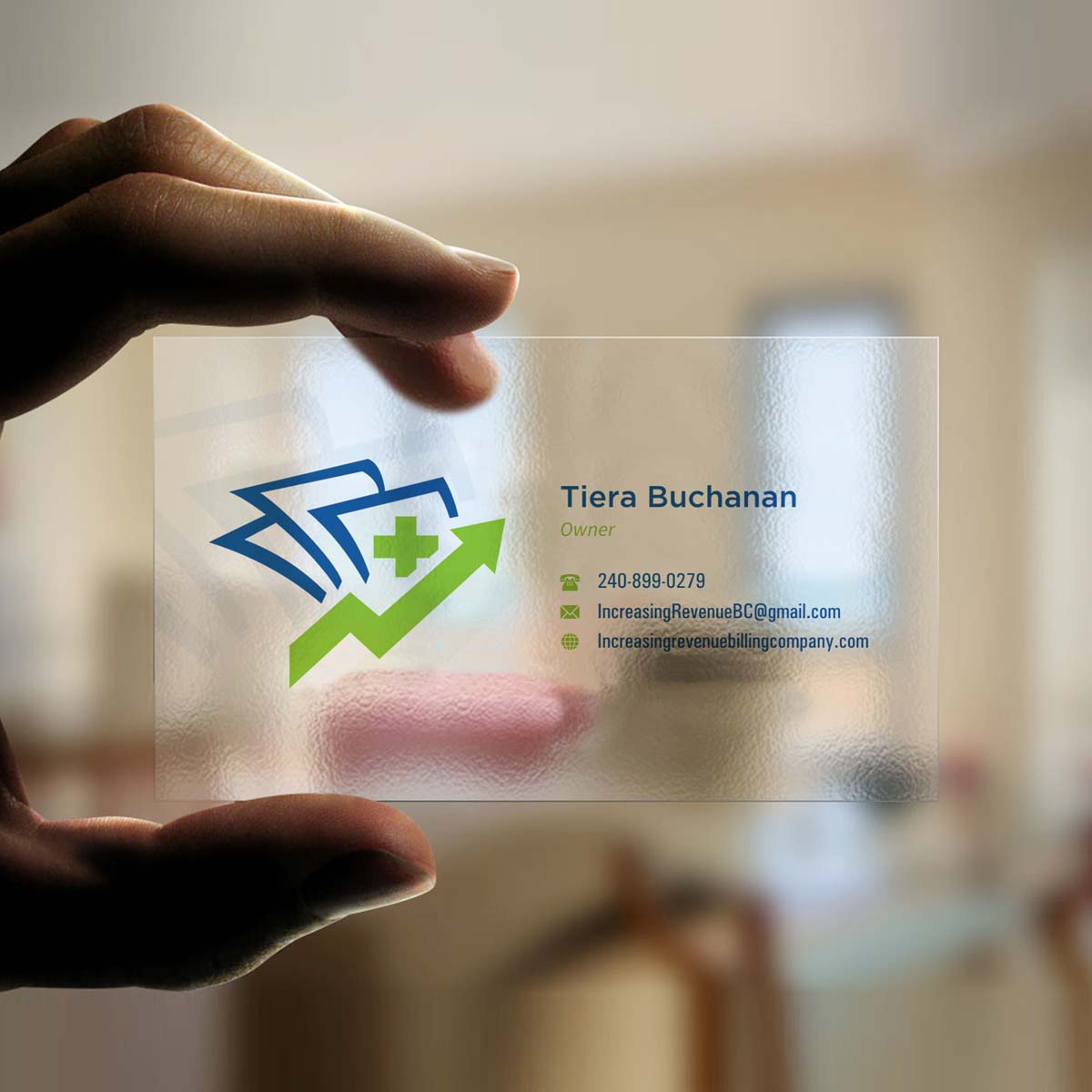 Diseño de Tarjeta de Presentación por INDIAN_Ashok para Increasing Revenue Billing Company  | Diseño #9677065