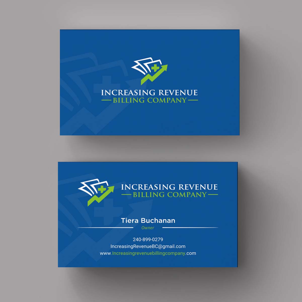 Diseño de Tarjeta de Presentación por INDIAN_Ashok para Increasing Revenue Billing Company  | Diseño #9677074