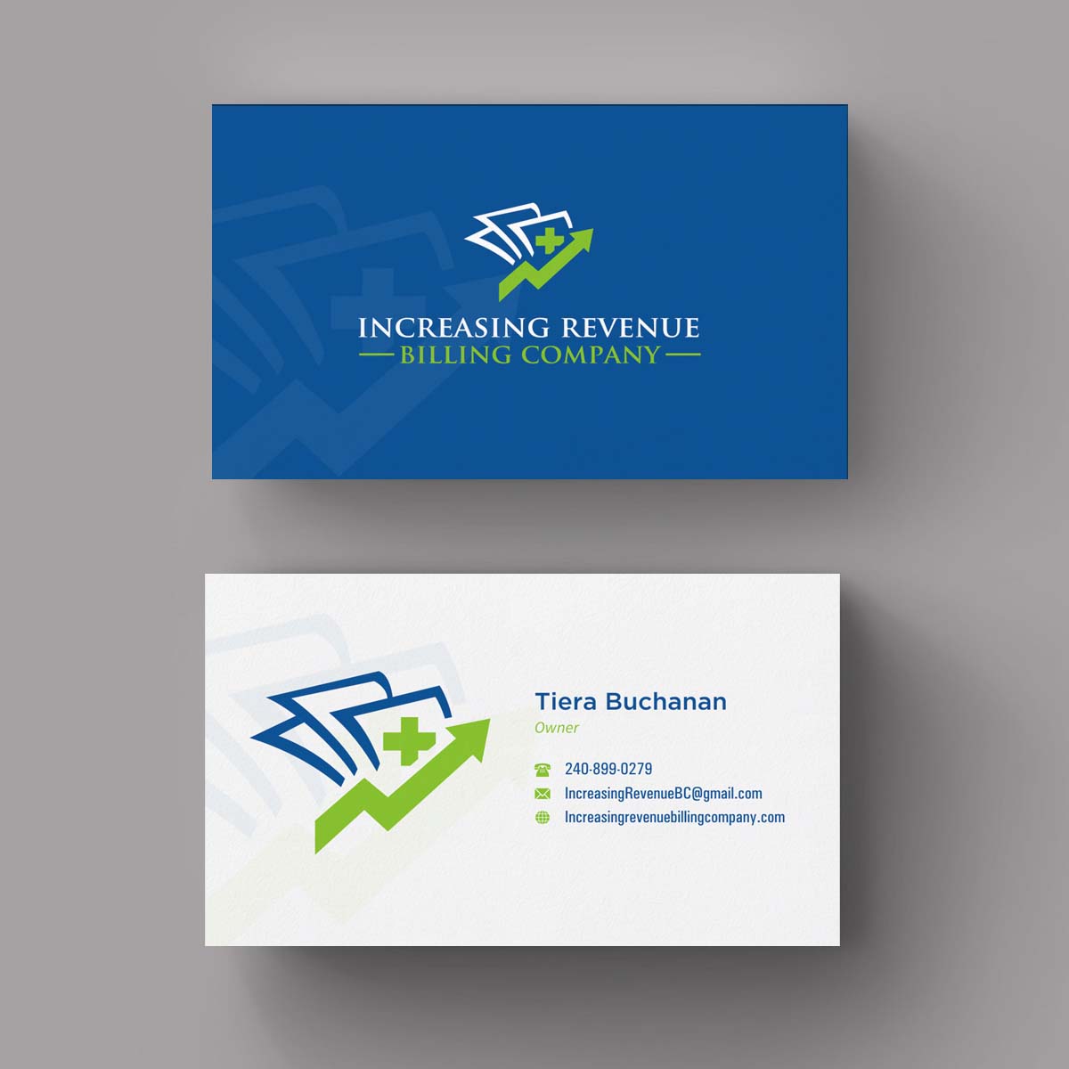 Diseño de Tarjeta de Presentación por INDIAN_Ashok para Increasing Revenue Billing Company  | Diseño #9677077