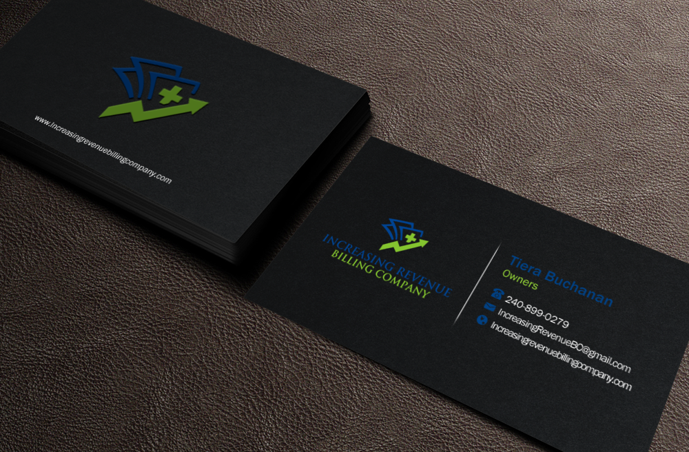 Business Card Design by Brand aid for Increasing Revenue Billing Company  | Design #9747593
