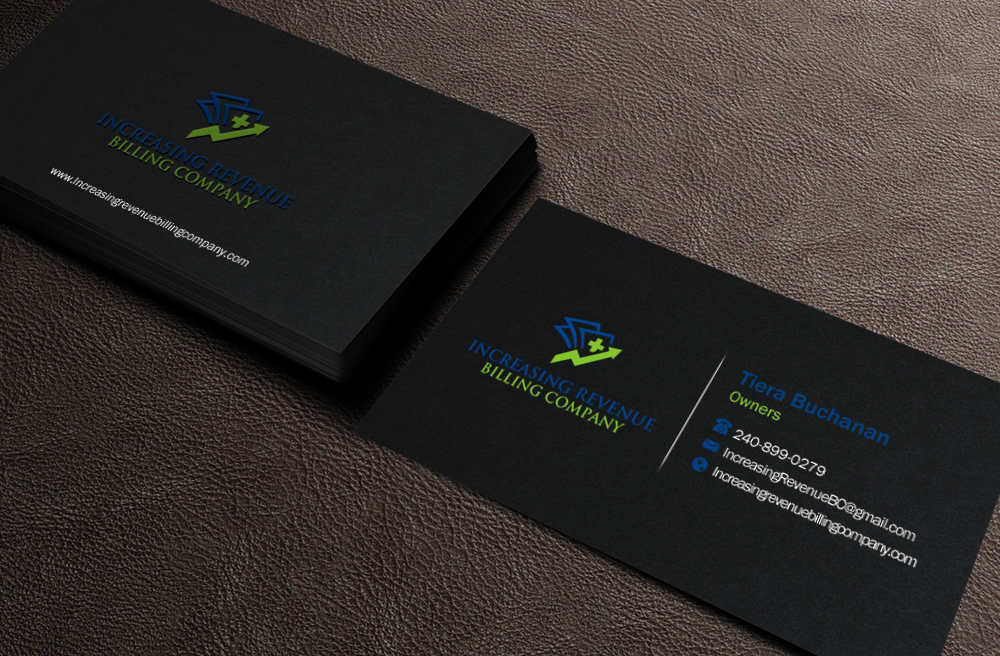 Diseño de Tarjeta de Presentación por Brand aid para Increasing Revenue Billing Company  | Diseño #9747594