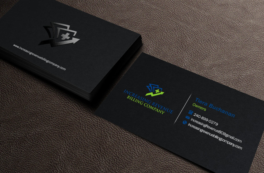 Diseño de Tarjeta de Presentación por Brand aid para Increasing Revenue Billing Company  | Diseño #9747595