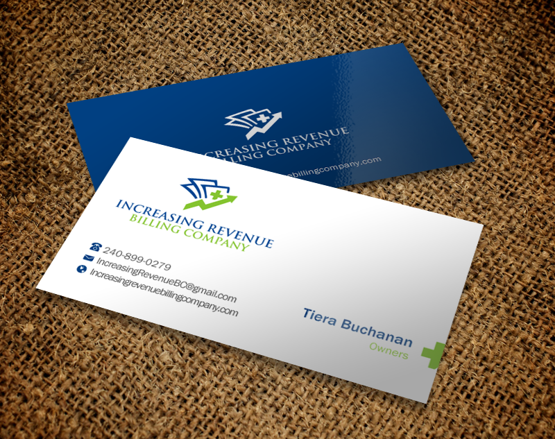 Visitenkarten-Design von Brand aid für Increasing Revenue Billing Company  | Design #9753525