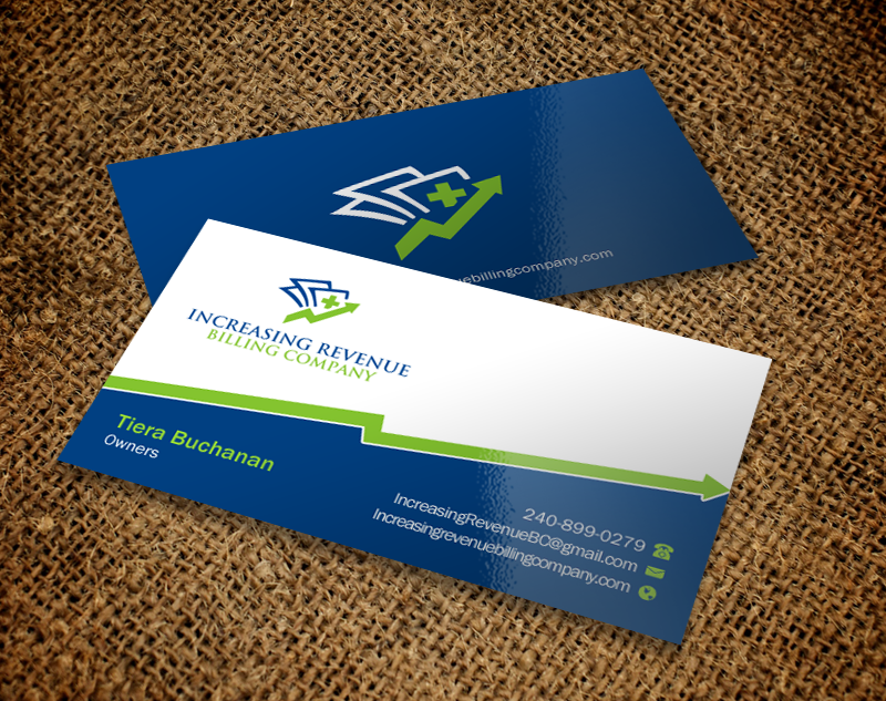 Visitenkarten-Design von Brand aid für Increasing Revenue Billing Company  | Design #9753530