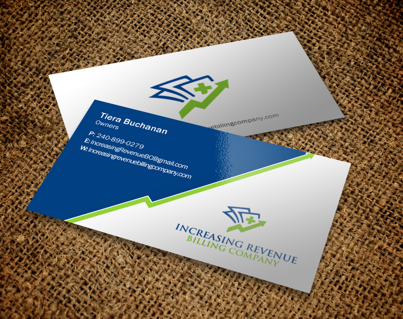 Visitenkarten-Design von Brand aid für Increasing Revenue Billing Company  | Design #9753539