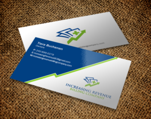 Diseño de Tarjeta de Presentación por Brand aid para Increasing Revenue Billing Company  | Diseño: #9753539