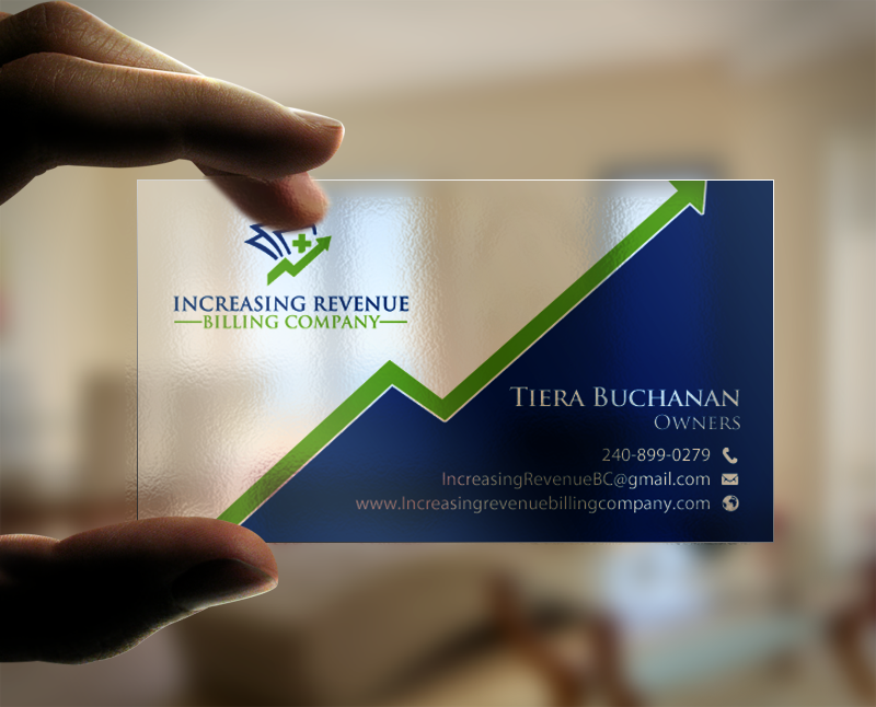 Diseño de Tarjeta de Presentación por chandrayaan.creative para Increasing Revenue Billing Company  | Diseño #9767854