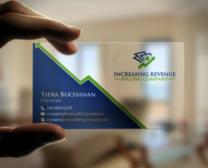 Design de Carte de Visite par chandrayaan.creative pour Increasing Revenue Billing Company  | Design : #9767867