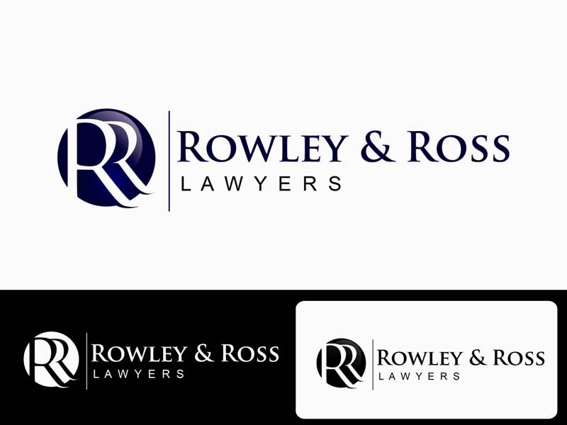 Logo Design by H4R5Z for Rowley & Ross Lawyers | Design #2170148