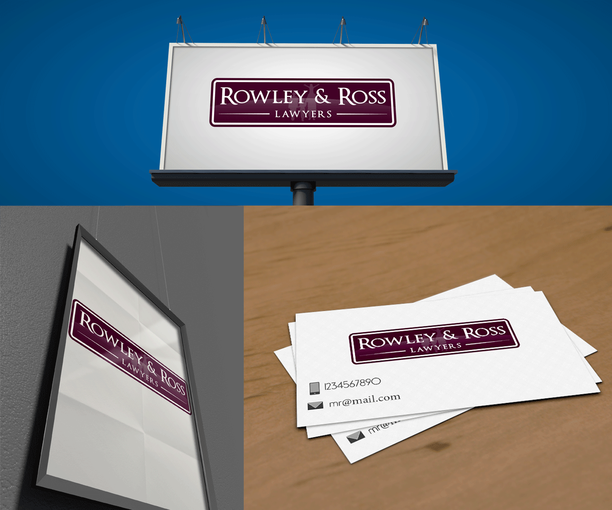 Logo Design by jcuan for Rowley & Ross Lawyers | Design #2103752