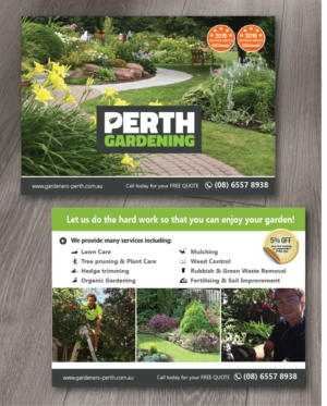 Flyer Design by alex989 for Perth Landscaping & Gardening PTY LTD | Design: #9673075