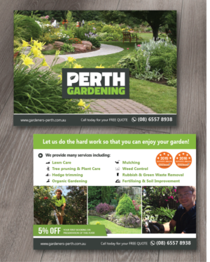 Flyer Design by alex989 for Perth Landscaping & Gardening PTY LTD | Design: #9673866