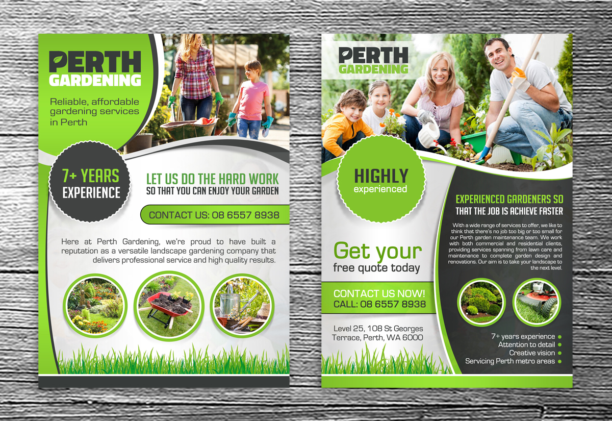 Flyer Design by debdesign for Perth Landscaping & Gardening PTY LTD | Design #9582970