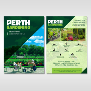 Flyer Design by Kishaloy_D for Perth Landscaping & Gardening PTY LTD | Design: #9635087