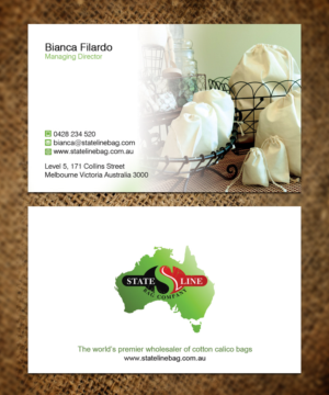 Business Card Design by Sandaruwan for Stateline Bag | Design #9564980