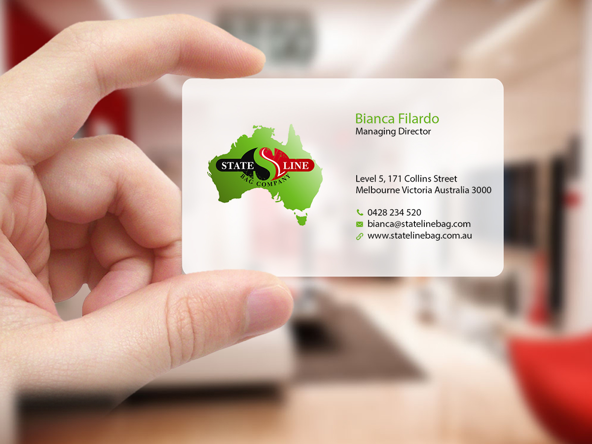 Business Card Design by Creations Box 2015 for Stateline Bag | Design #9576410