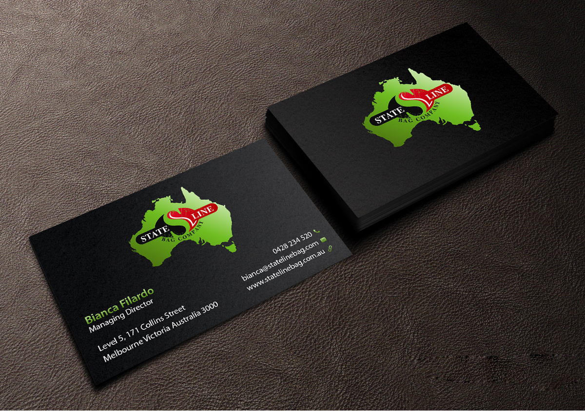 Business Card Design by Creations Box 2015 for Stateline Bag | Design #9576415