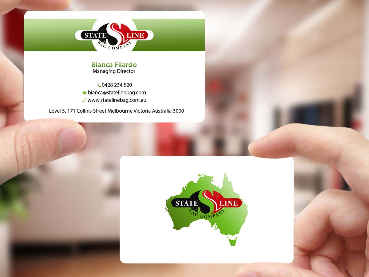 Business Card Design by Creations Box 2015 for Stateline Bag | Design #9576425