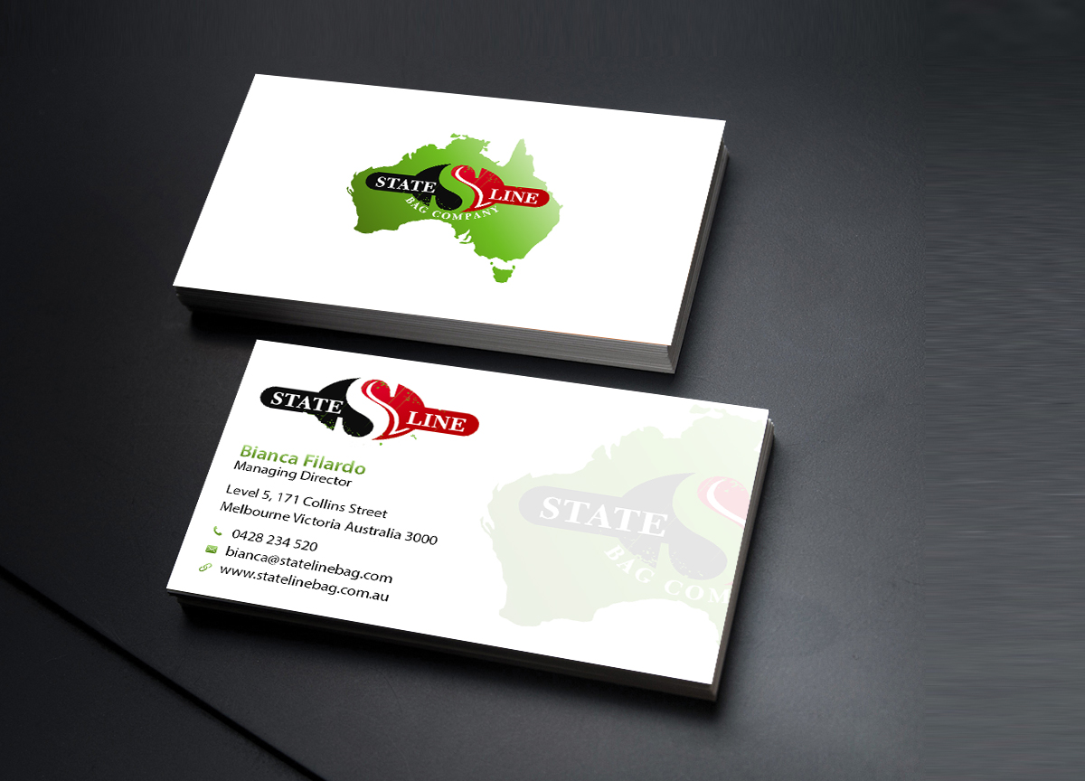 Business Card Design by Creations Box 2015 for Stateline Bag | Design #9576426
