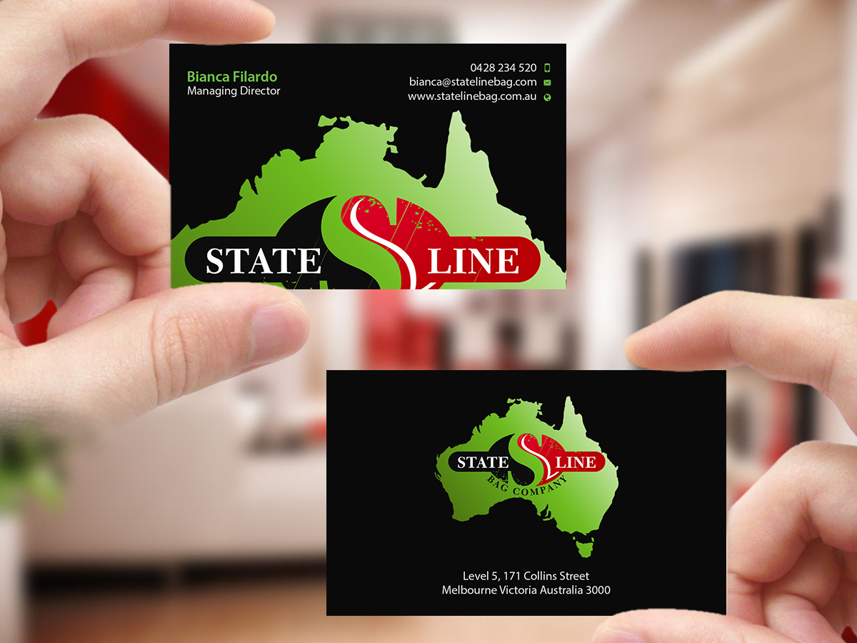 Business Card Design by Creations Box 2015 for Stateline Bag | Design #9585104