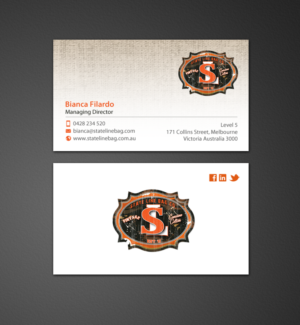 Business Card Design by chandrayaan.creative for Stateline Bag | Design: #9584637