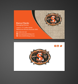 Business Card Design by chandrayaan.creative for Stateline Bag | Design: #9584643