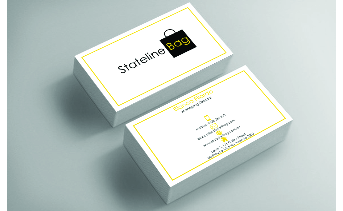 Business Card Design by matoshreedesign for Stateline Bag | Design #9570663
