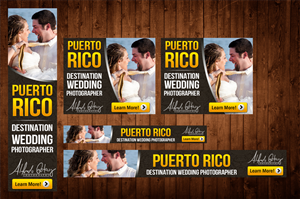Banner Ad Design by MeMe Botrous for Alfredo Gotay Photography | Design: #2090050