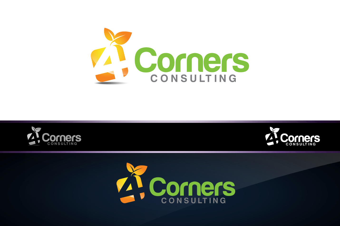 Logo Design by NIXXON for 4 Corners Consulting | Design #2086912