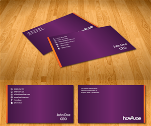 Business Card Design by Radu Borzea for this project | Design: #2108995