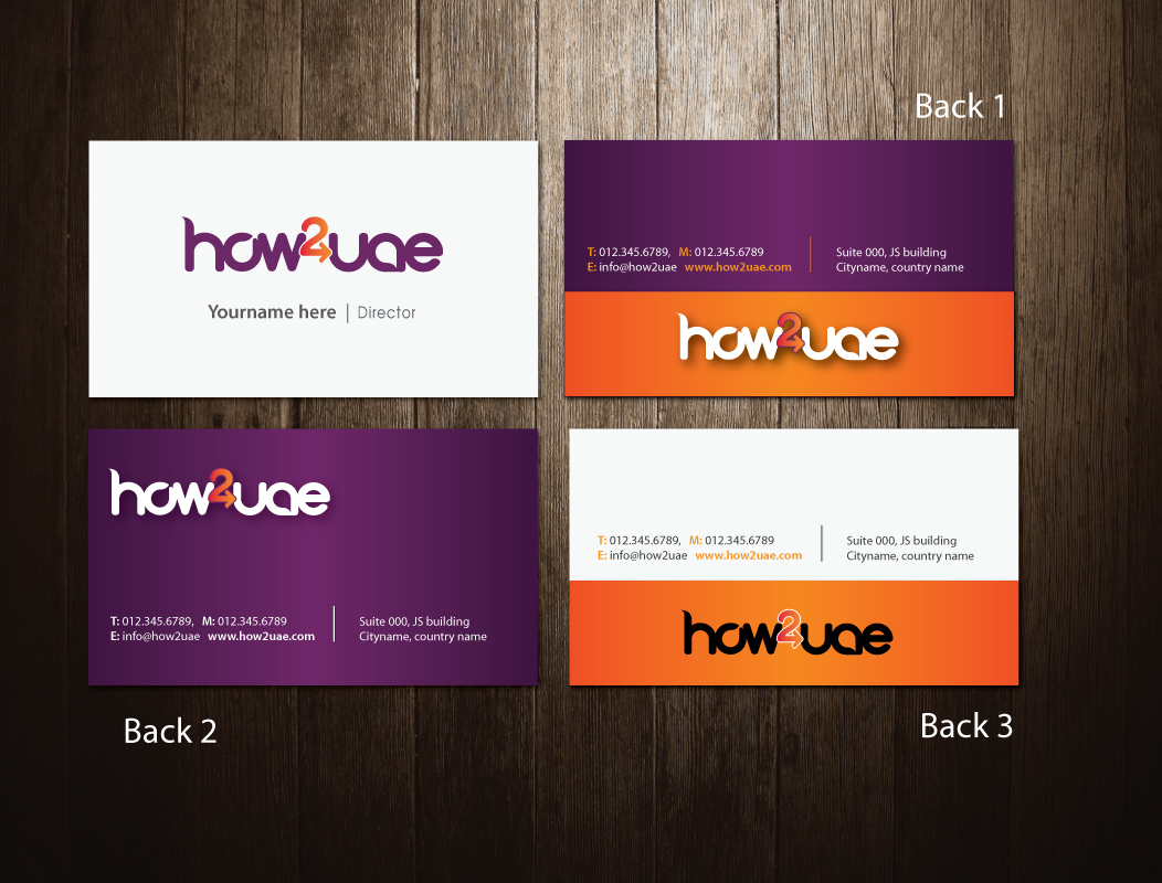 Business Card Design by meet007 for this project | Design #2087801