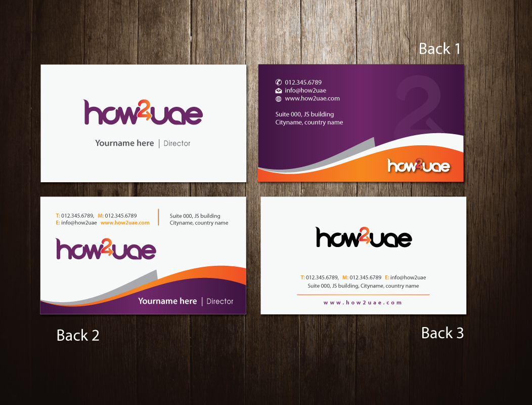 Business Card Design by meet007 for this project | Design #2087876