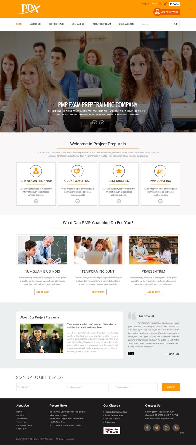 Wordpress Design by pb for this project | Design #9670325